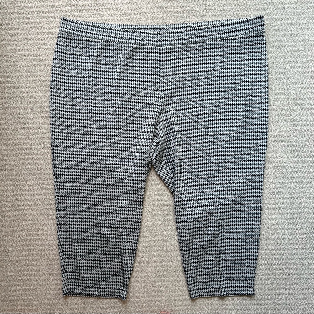 GRAVER Susan Graver Petite Jacquard Knit AVA Slim Ankle Pants Size 5XP